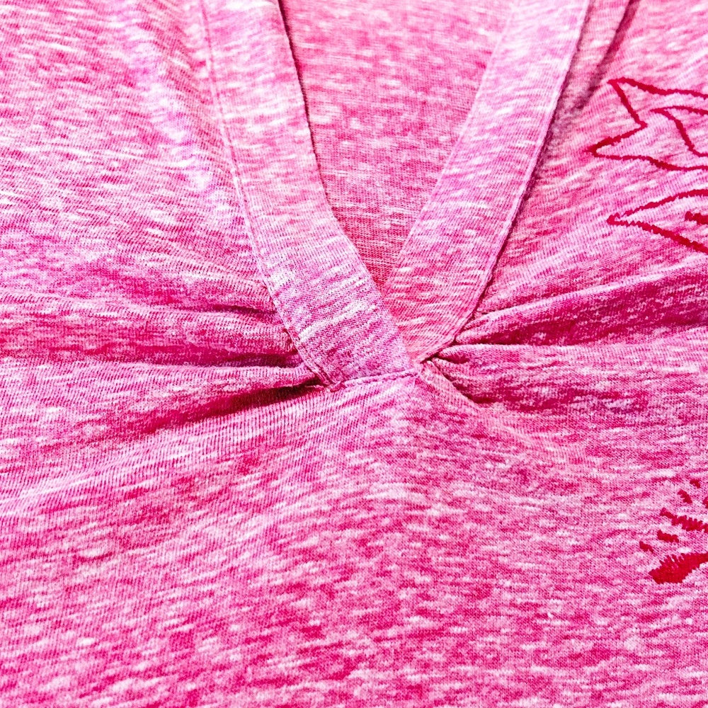 POLO TOP, SHORT SLEEVE, FUSCHIA, SIZE 4X, POLYESTER/COTTON/RAYON, ADDITION ELLE,
